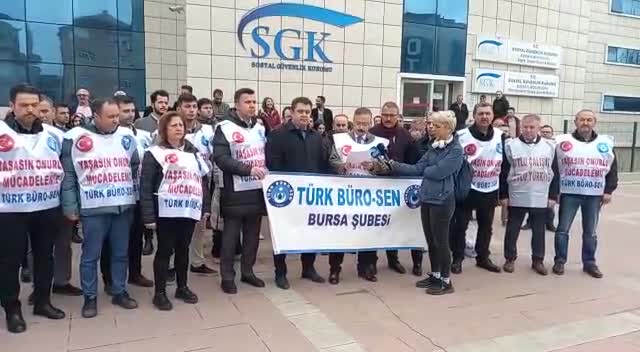 SGK, Bursa'da sağlık çalışanlarının mağduriyetleri dile getirildi