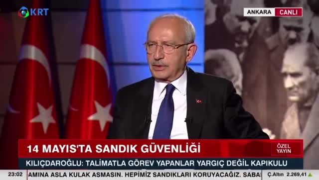 Kılıçdaroğlu: Seçim gecesi galip geldiğimizde kimse sokağa çıkmasın