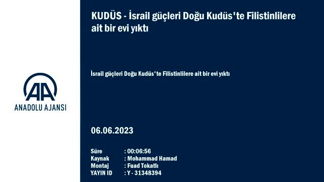 İsrail saldırıları devam ediyor! Doğu Kudüs'te bir ev yıkıldı