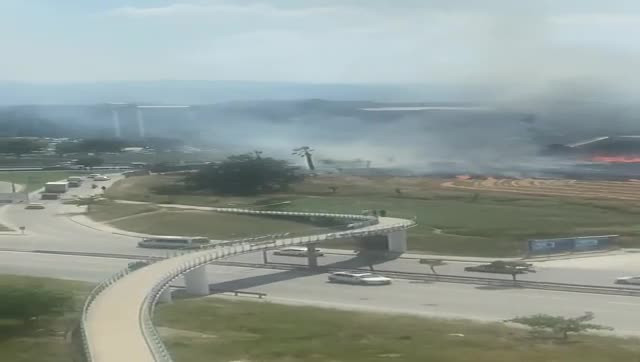 Bursa'da tarla yangını!
