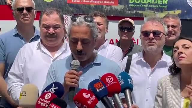 Bursa'da basın açıklaması: Uludağ Milli Parktır, Milli Park kalacaktır