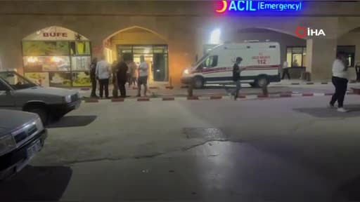 Şanlıurfa'da bahçede otururken yorgun mermi isabet etti