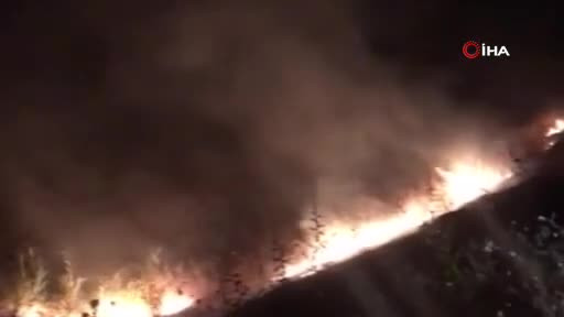 Tunceli'de otluk alanda yangın çıktı! Kısa sürede söndürüldü