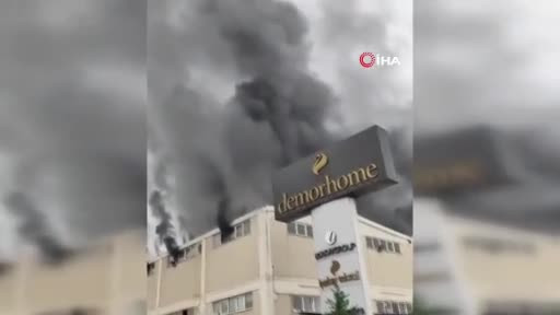 Bursa'da fabrika yangını!