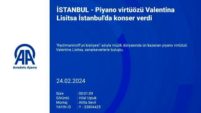 Valentina Lisitsa İstanbul'da konser verdi