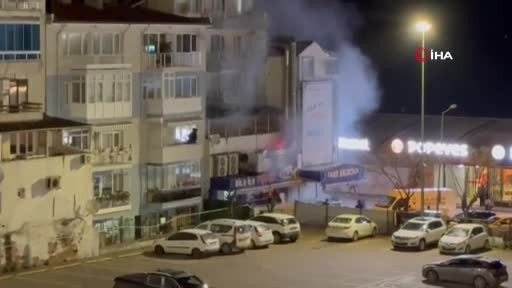 Bursa'da balıkçı restoranında korkutan yangın