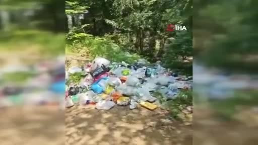 Bursa'da piknik alanları çöplüğe döndü