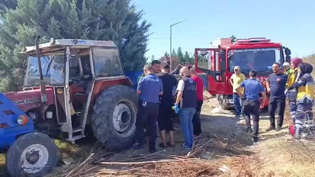 Bursa'da korkunç kaza! Kullandığı traktör üzerinden geçen adam hayatını kaybetti&nbsp;