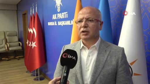 AK Parti Bursa İl Başkanı Gürkan: Devlet çiftçinin mallarının zayi olmasına asla müsaade etmez