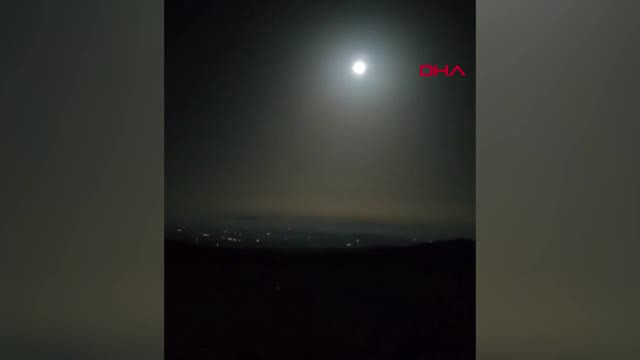 Bursa'da Uludağ'ın zirvesinde güneş ve ayı aynı anda görüntülediler