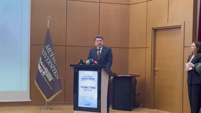 Bakan Tunç, Bursa'da Mudanya Üniversitesi Akademik Yıl açılış törenine katıldı