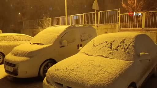 Van'da yoğun kar yağışı etkili oluyor