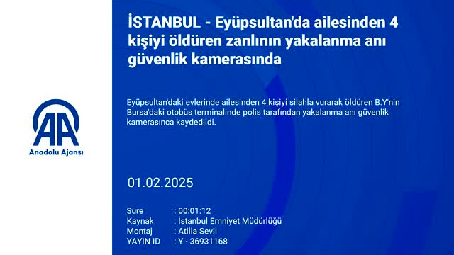 Aile katliamı yapmıştı! Bursa'da yakalanma görüntüleri ortaya çıktı