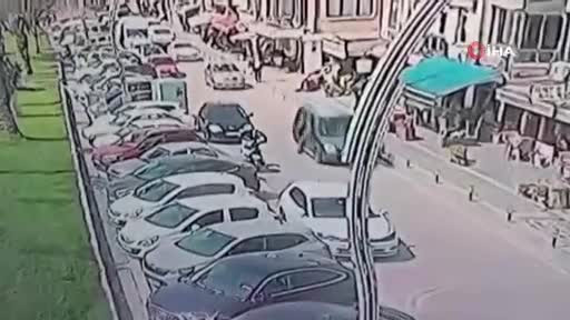 Bursa'da güpegündüz dehşet anları! Film sahnesi değil gerçek...