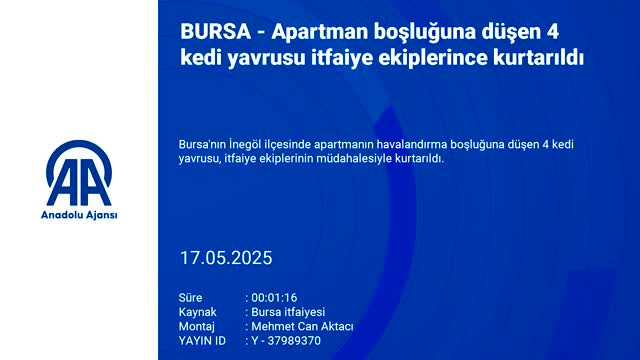 Bursa'da nefes kesen kurtarma operasyonu! Dakikalarca sürdü