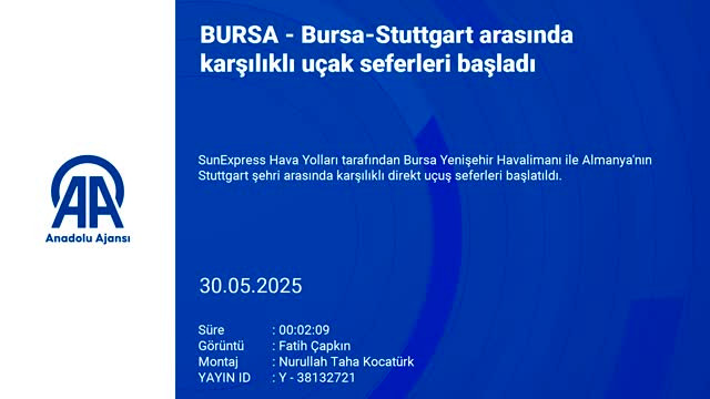 Bursa'dan o ülkeye direkt uçuşlar başladı!