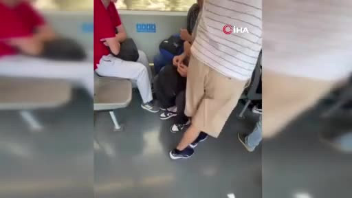 Bursa metrosunda akılalmaz kavga! O sözü duyunca öfkeden deliye döndü...