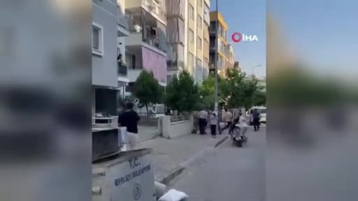 3. kattan aşağı kendini bıraktı! Yakınları sinir krizi geçirdi