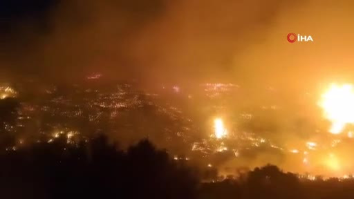 Yunanistan'ın Sakız Adası'nda orman yangını: Köyler tahliye edildi