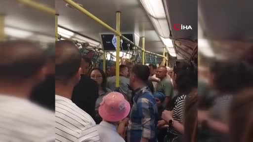 Bursa metrosunda ortalık birbirine girdi!