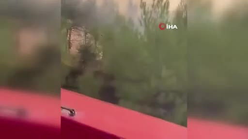 itfaiyecilerin ölüm kalım savaşı kamerada