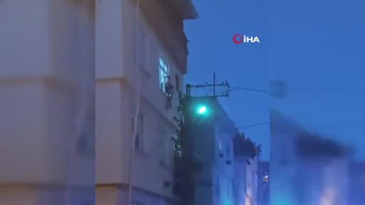Bursa'da herkesi sokağa döktü! Korku dolu anlar...