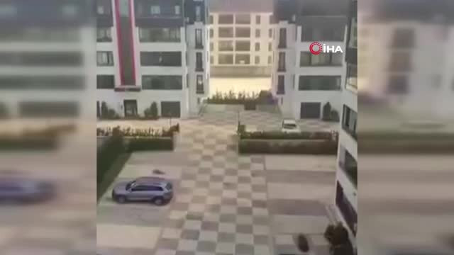 Bursa'da 10. kattan alevler yükseldi!