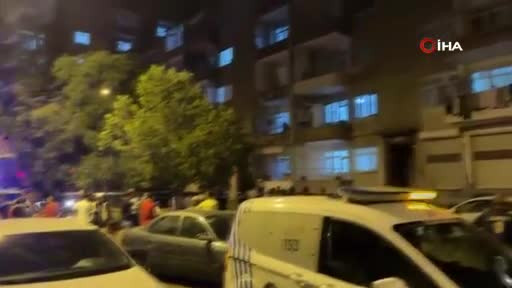 Ses geldi, tüm apartman tahliye edildi!