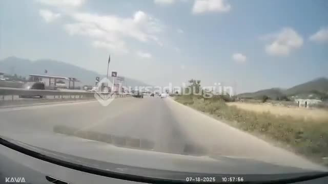 Bursa'da maganda kurbanı oldu! Yan yattı...