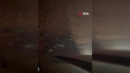 Bursa'da alevlerin arasından böyle kurtuldular!