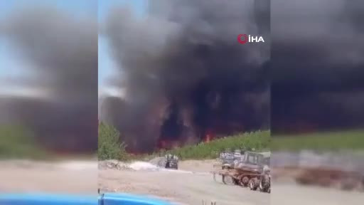 Bursa'nın o ilçesinde alevler yeniden büyüdü!
