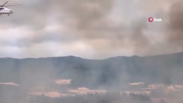 Bursa yeniden yanıyor! Gökyüzü dumanla kaplandı
