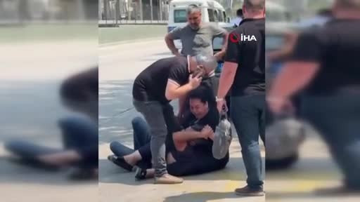 Bursa'nın göbeğinde eski eşinden kocasına meydan dayağı