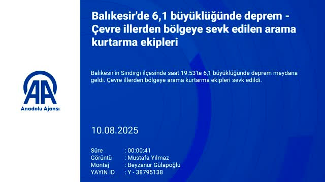 Bursa'dan Balıkesir'e destek! Ekipler yola çıktı