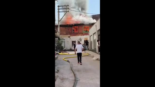 Bursa'nın göbeğinde korkutan yangın!