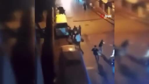 Bursa'da darp edilen genç esnafa sığındı!