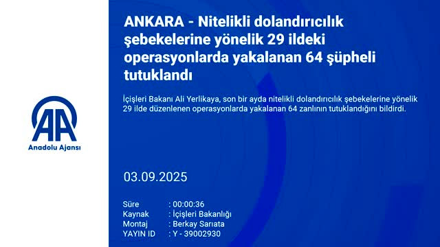 Bursa dahil 29 ilde operasyon!