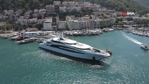 25 milyon TL'ye 450 ton akaryakıt aldı! Kazak milyarderin "yüzen sarayı" Fethiye'de