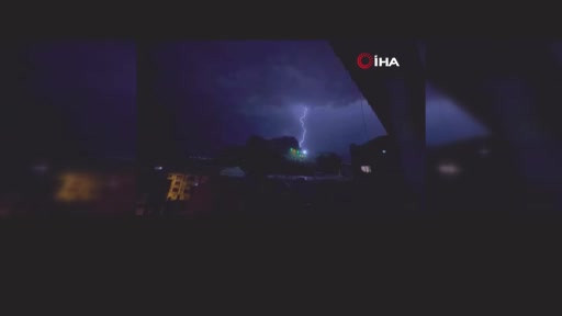 Bursa'da gece gökyüzü gündüze döndü!
