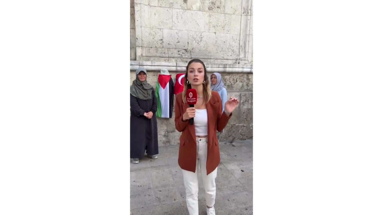 Filistin için çıktıkları yolculukta Bursa'ya ulaştılar!