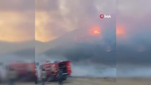 Bursa'daki yangın büyüyor! Boğaz yolu çift yönlü trafiğe kapandı...
