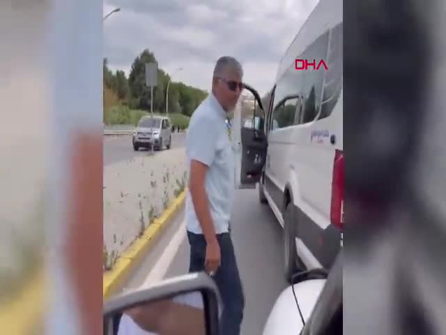 Okul servisi şoföründen tehdit! "Senin nefesini keserim!"