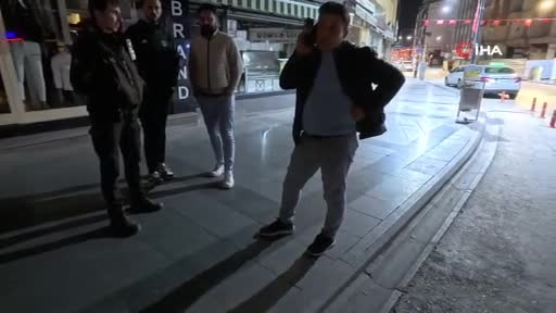 Alkol etkisi kameralarda! Bekçiye 'Beni çeviremezsin' deyip polise şikayet etti
