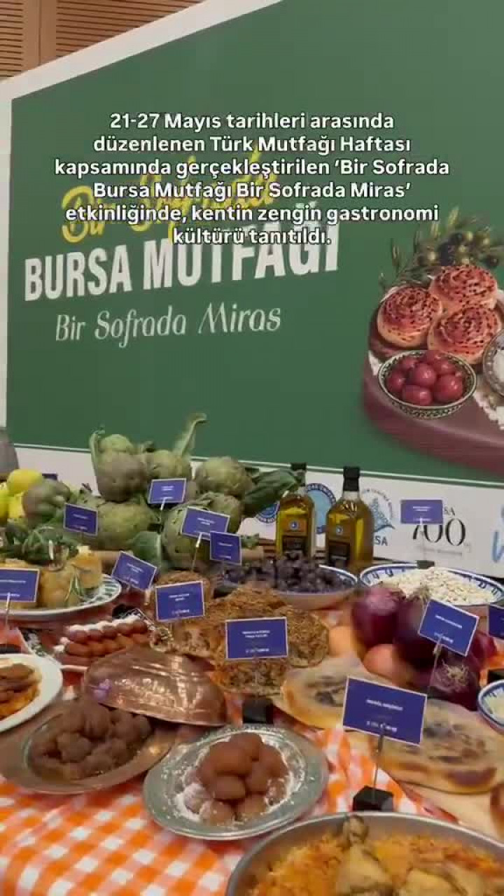 Bursa'da Türk Mutfağı Haftası etkinliklerle başladı