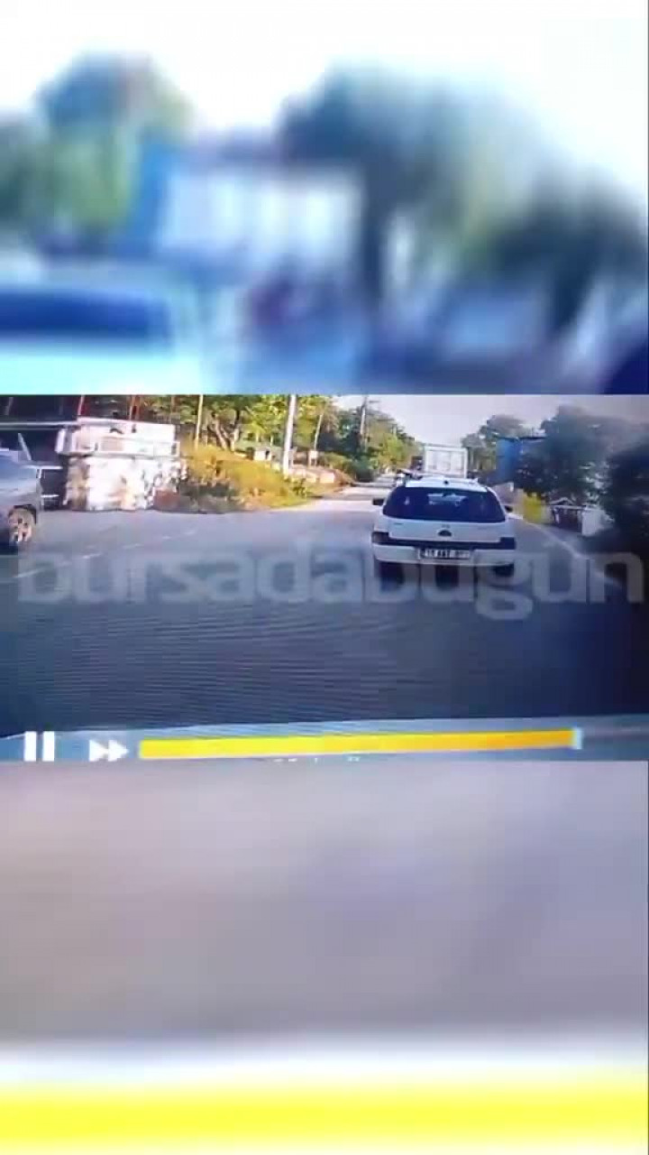 Bursa'da yürekleri ağza getiren anlar! Ne kural dinledi ne de başkalarını düşündü