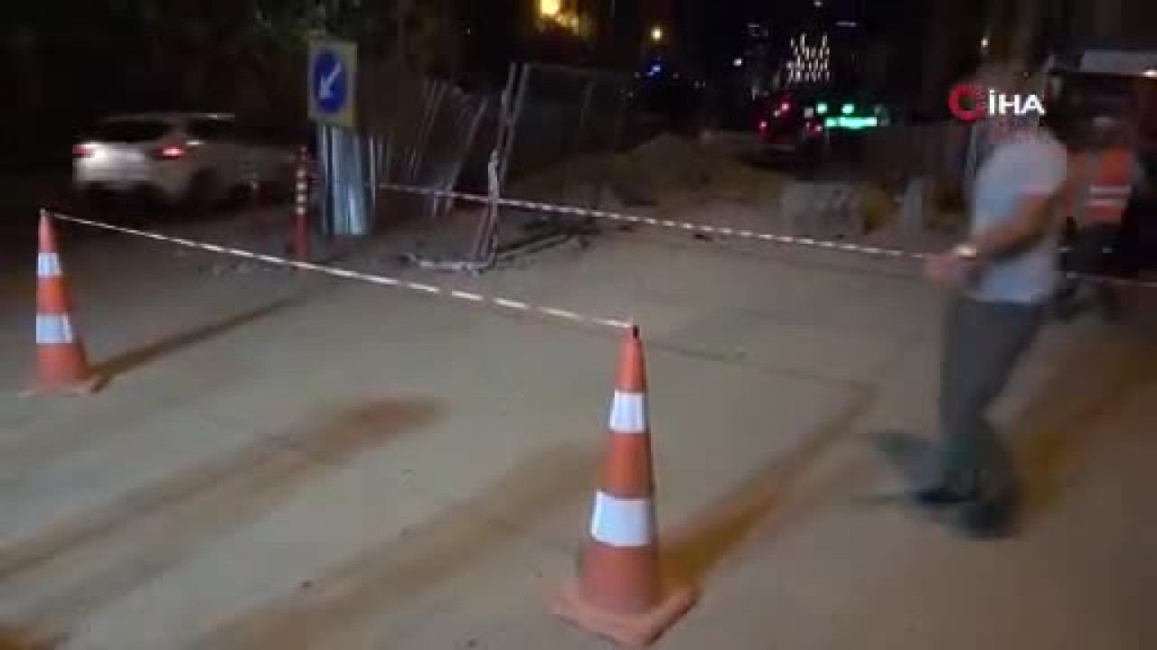 Facianın Eşiğinden Dönüldü! Taksi Doğal Gaz Hattını Parçaladı