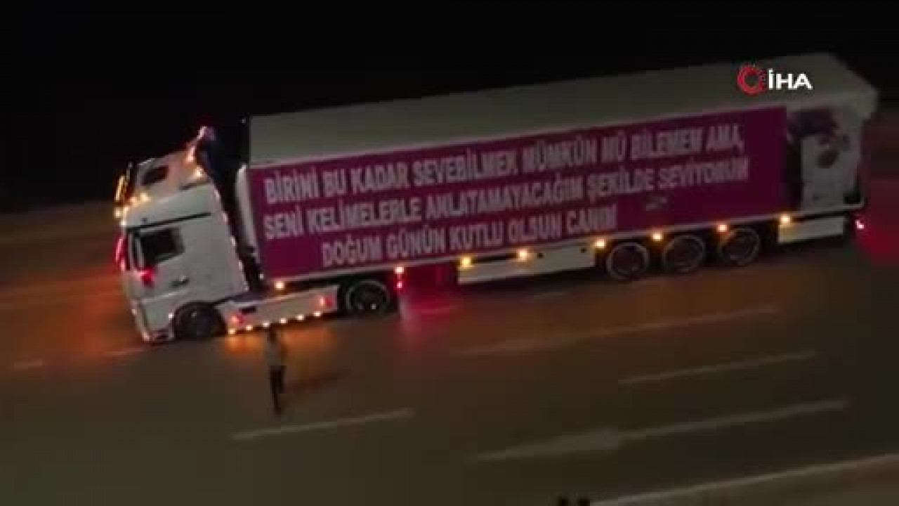 Bursa'da eşine öyle bir sürpriz yaptı ki! Görenler gözlerine inanamadı