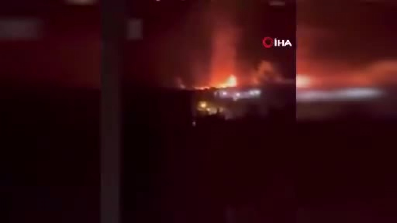 Bursa'da korkutan gece: Bağ evini saniyeler içinde teslim aldı