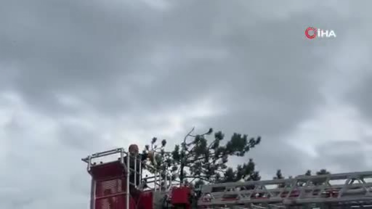Bursa'da kurtarma operasyonunda sıra dışı anlar: Arkadaşları gökyüzünü kuşattı!