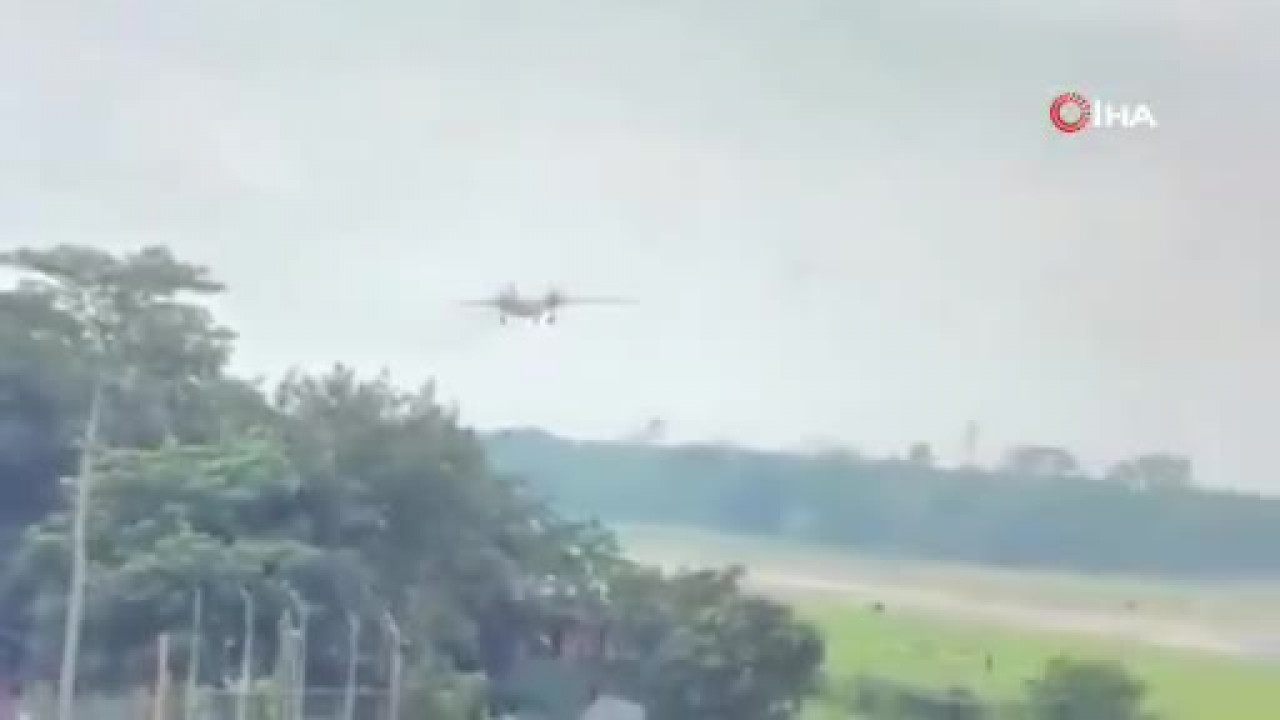 Düşen uçakta 5 kişi yaşamını yitirmişti! Kaza anı görüntüleri ortaya çıktı...